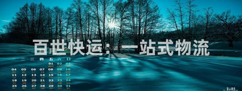 豪门国际注册链接入口：百世快运：一站