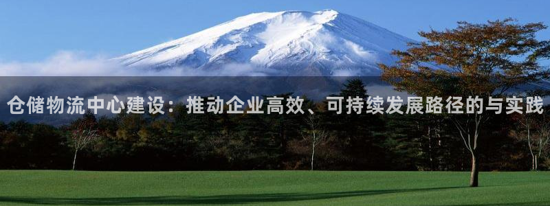 豪门国际注册送：仓储物流中心建设：推